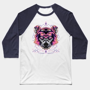 bear retro wild roar Baseball T-Shirt